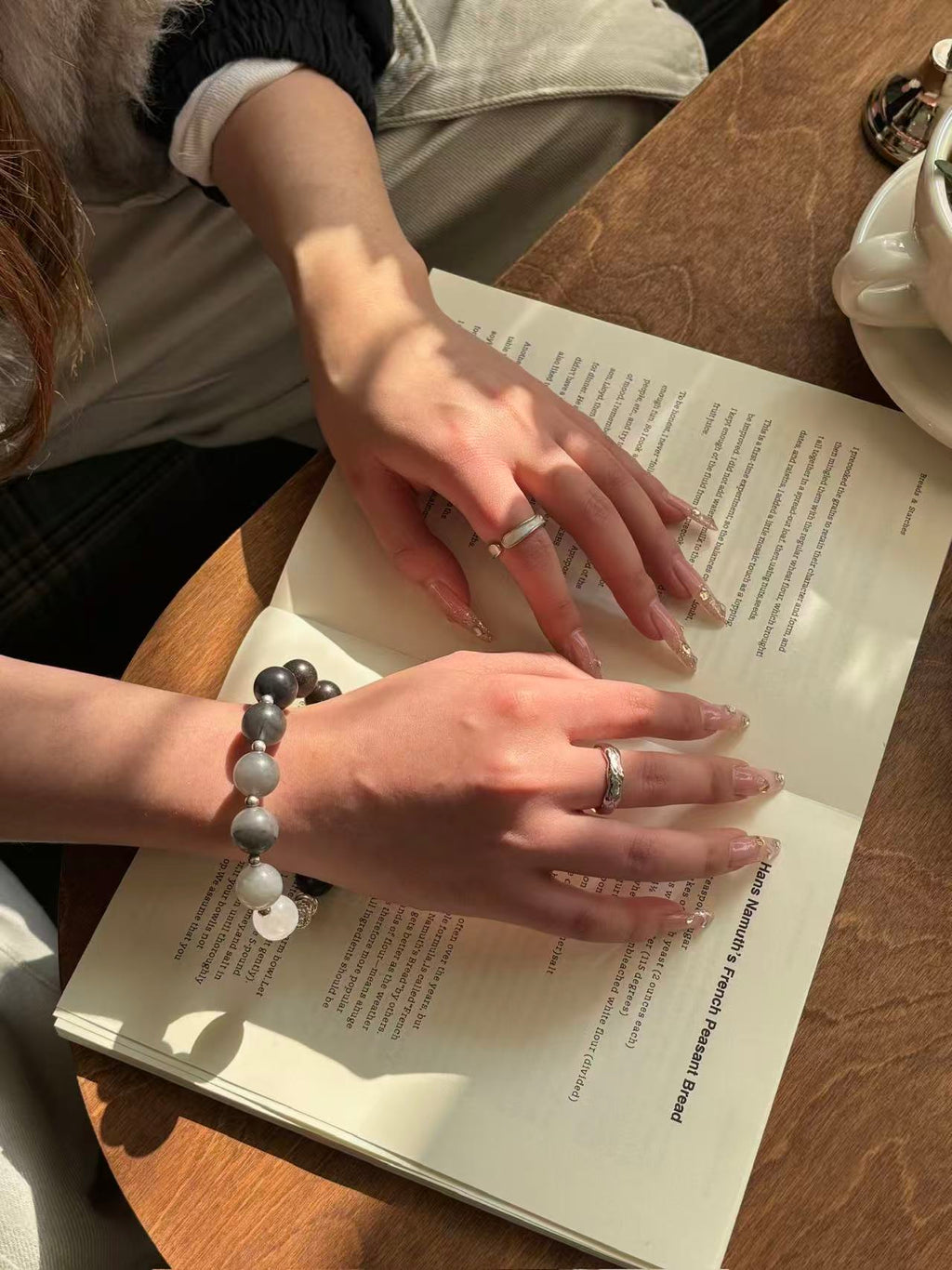 The Remedy Strand Silver Vitality Balance Bracelet – 12mm Herbal Wellness Beads