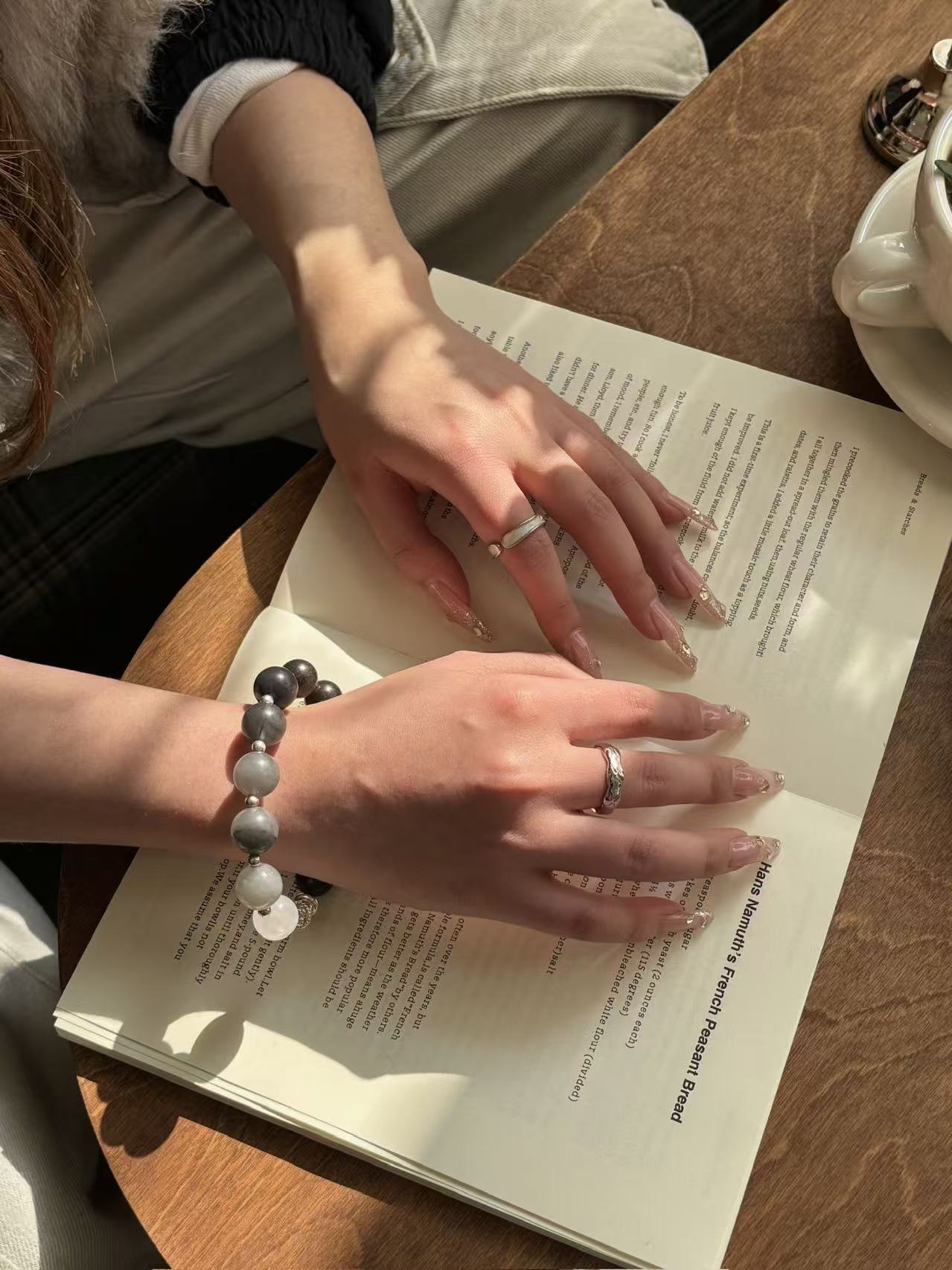 The Remedy Strand Silver Vitality Balance Bracelet – 12mm Herbal Wellness Beads