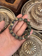 The Remedy Strand Black Gold Sparkle Glass Bracelet – 12mm Relaxation Beads