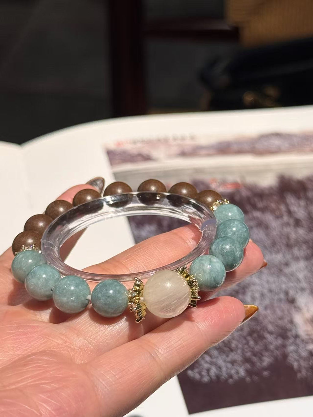 The Remedy Strand Jade Green Serenity Bracelet – 10mm Aromatherapy Beads