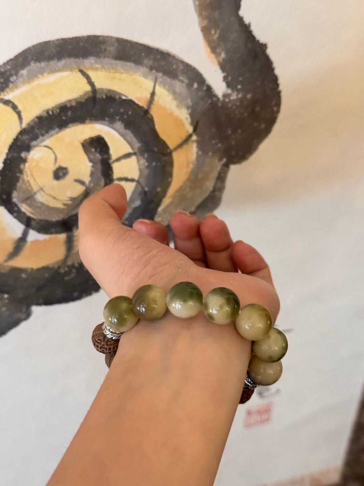The Remedy Strand “Prosperity Blend” 15mm Botanical Aroma Bracelet – Good Fortune & Calm Energy