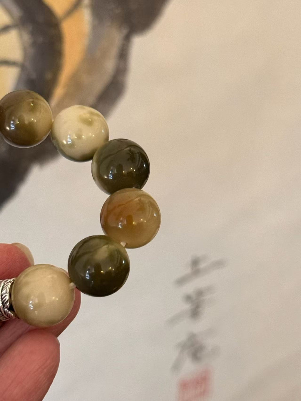 The Remedy Strand “Prosperity Blend” 15mm Botanical Aroma Bracelet – Good Fortune & Calm Energy