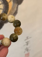 The Remedy Strand “Prosperity Blend” 15mm Botanical Aroma Bracelet – Good Fortune & Calm Energy