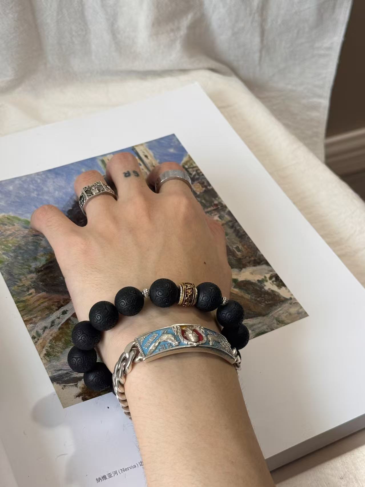 The Remedy Strand “Qianling Serenity” – 15mm Botanical Aroma Bracelet