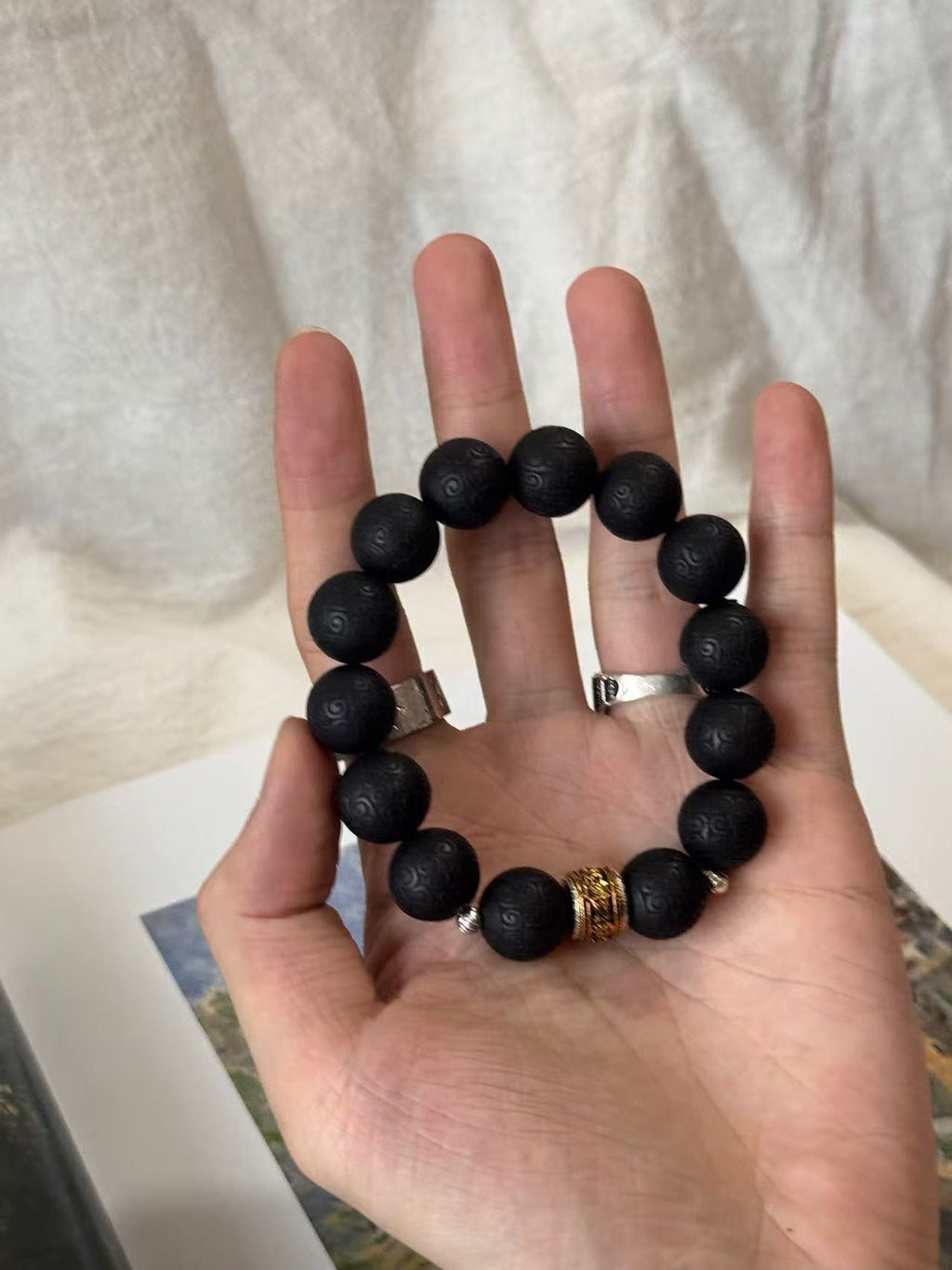 The Remedy Strand “Qianling Serenity” – 15mm Botanical Aroma Bracelet