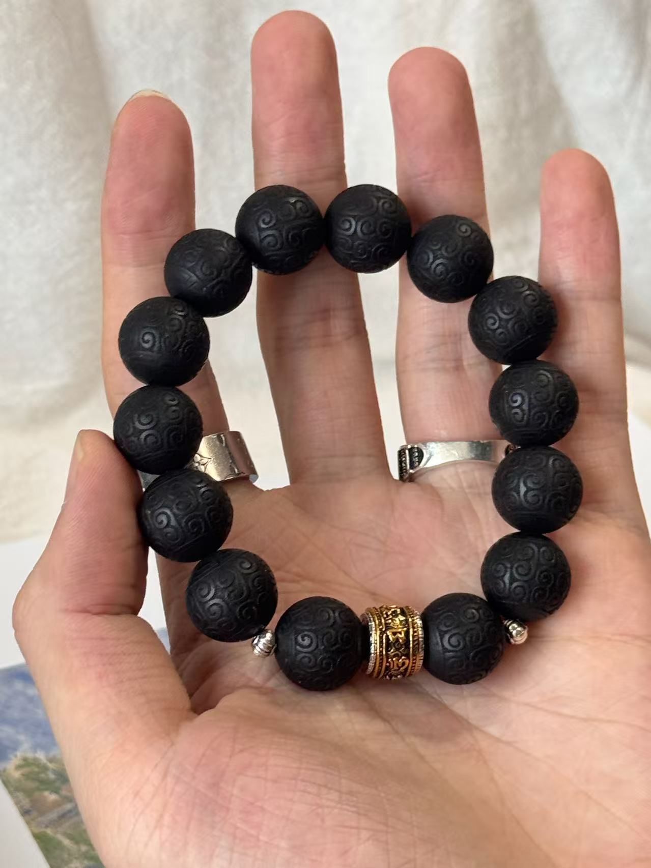 The Remedy Strand “Qianling Serenity” – 15mm Botanical Aroma Bracelet