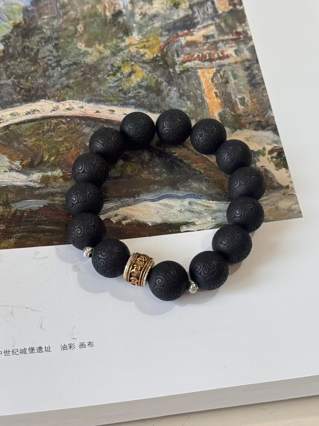 The Remedy Strand “Qianling Serenity” – 15mm Botanical Aroma Bracelet