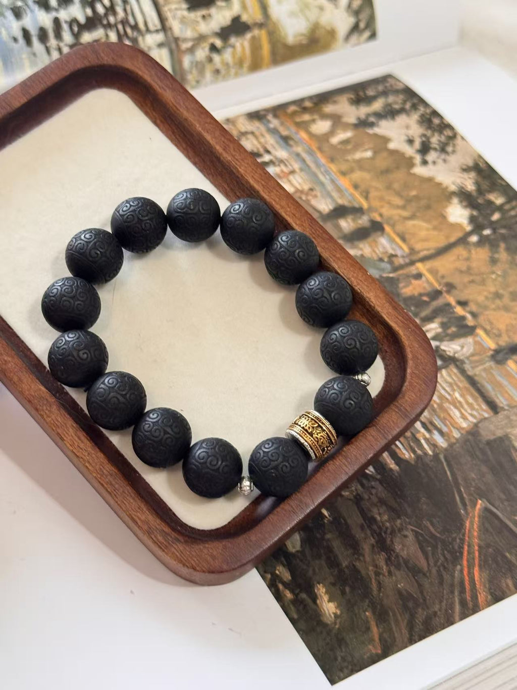 The Remedy Strand “Qianling Serenity” – 15mm Botanical Aroma Bracelet