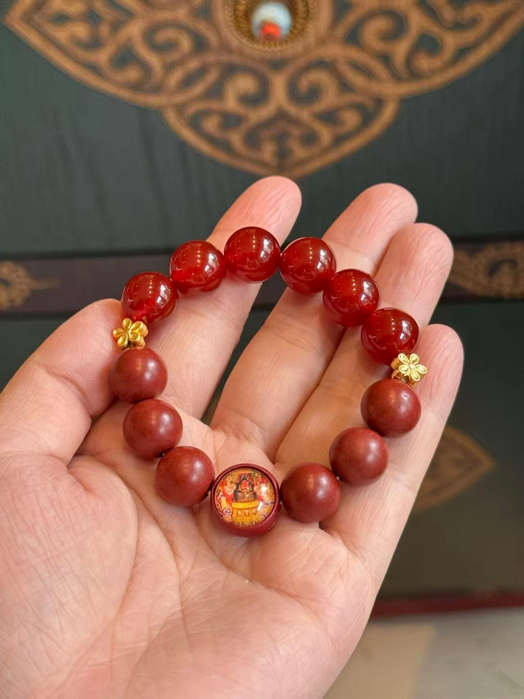 The Remedy Strand “Zakira Balance” – 12mm Botanical Energy Bracelet