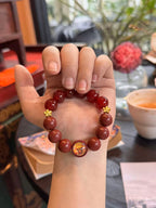 The Remedy Strand “Zakira Balance” – 12mm Botanical Energy Bracelet