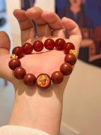 The Remedy Strand “Zakira Balance” – 12mm Botanical Energy Bracelet