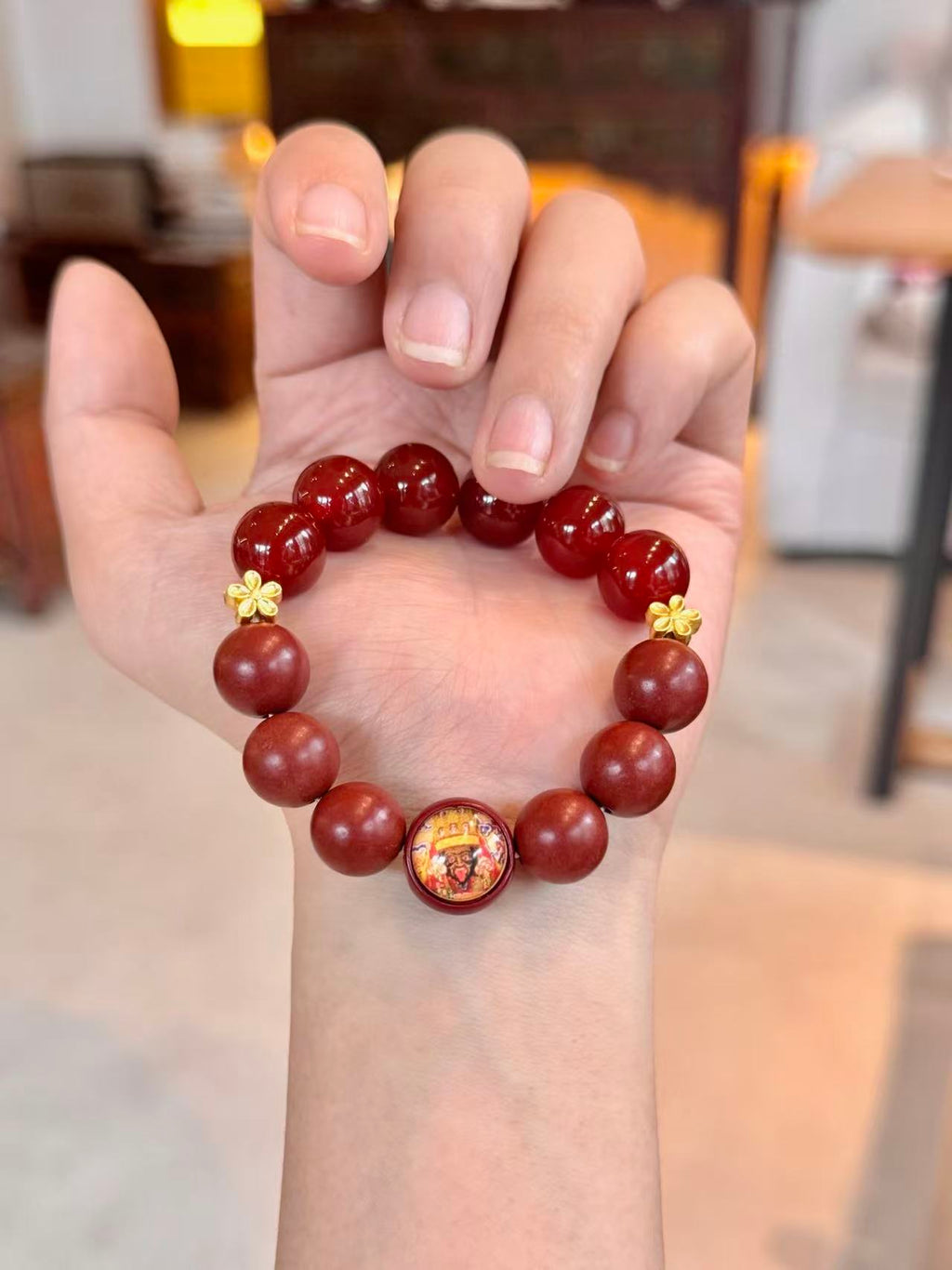 The Remedy Strand “Zakira Balance” – 12mm Botanical Energy Bracelet