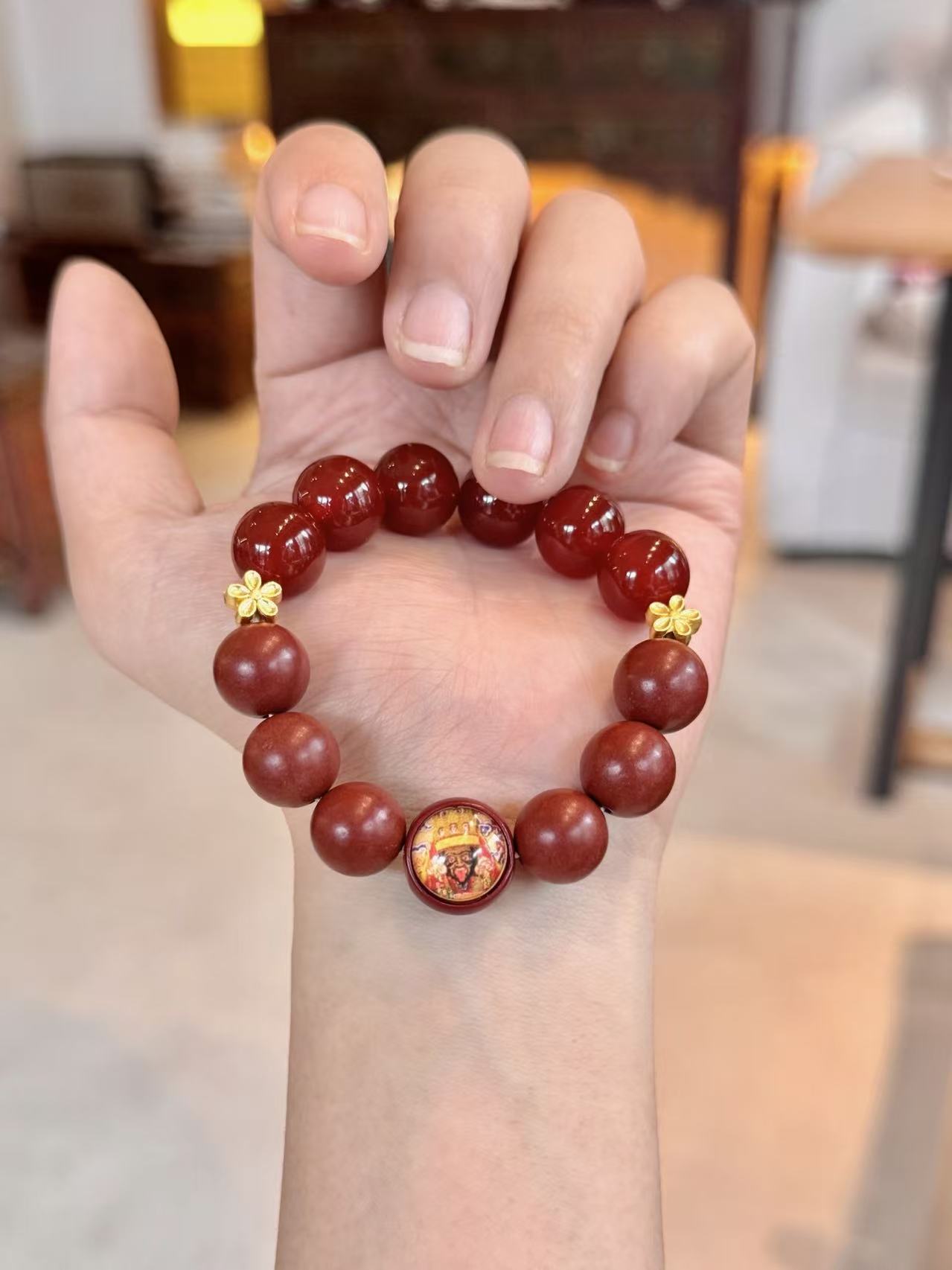 The Remedy Strand “Zakira Balance” – 12mm Botanical Energy Bracelet