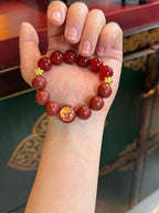 The Remedy Strand “Zakira Balance” – 12mm Botanical Energy Bracelet