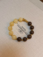 The Remedy Strand “Jasmine Oolong Calm” – 12mm Botanical Aroma Bracelet