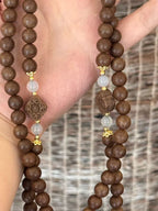 The Remedy Strand “Herbal Harmony Pendant” – 8mm Botanical Neck Aroma Charm