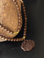 The Remedy Strand “Herbal Harmony Pendant” – 8mm Botanical Neck Aroma Charm