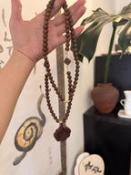 The Remedy Strand “Herbal Harmony Pendant” – 8mm Botanical Neck Aroma Charm