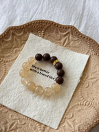 Crystal Prosperity Aroma Bracelet – 0.47" Beads, Selectable Scents