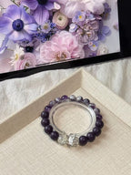 The Remedy Strand “Purple Flame Luck” – 8mm Botanical Good-Energy Bracelet