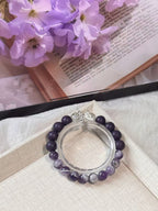 The Remedy Strand “Purple Flame Luck” – 8mm Botanical Good-Energy Bracelet