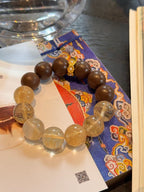 Crystal Prosperity Aroma Bracelet – 0.47" Beads, Selectable Scents