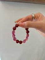 Aromatherapy Glass Bead Bracelet – Natural Resin & Floral Blend for Calm & Balance