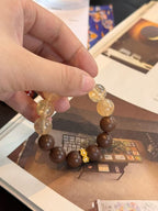 Crystal Prosperity Aroma Bracelet – 0.47" Beads, Selectable Scents