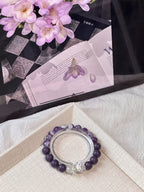 The Remedy Strand “Purple Flame Luck” – 8mm Botanical Good-Energy Bracelet